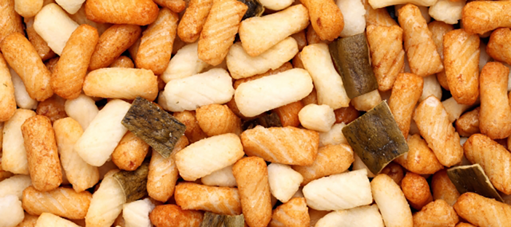 沢山のせんべい